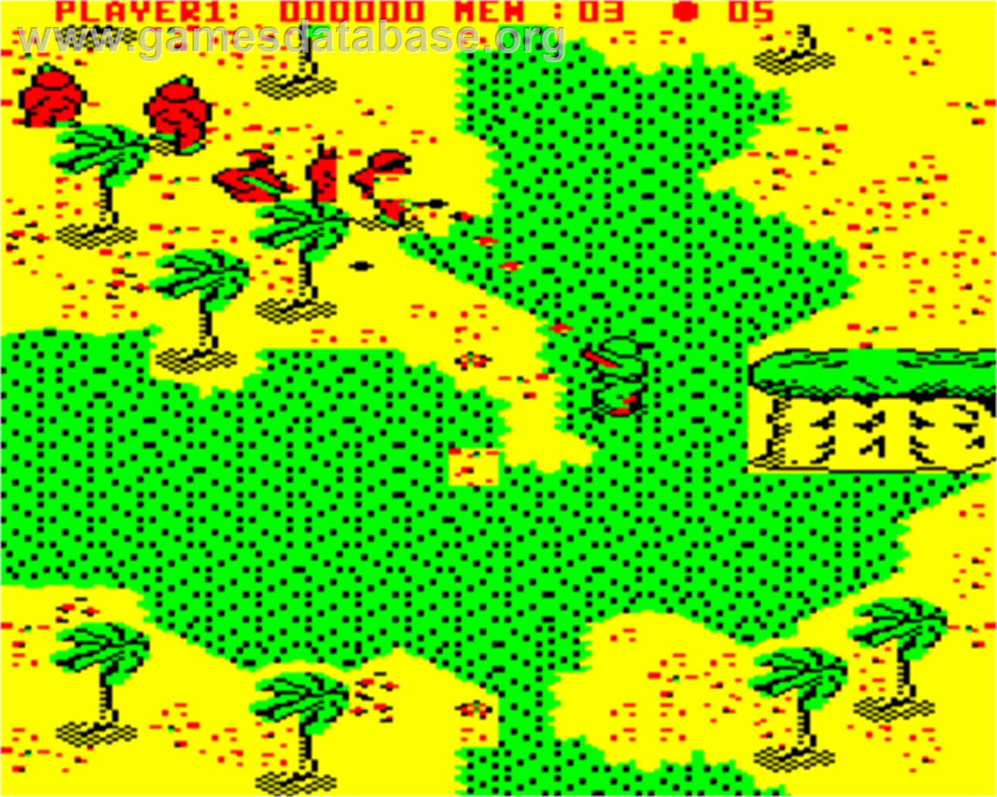 Commando - Acorn Electron - Artwork - In Game