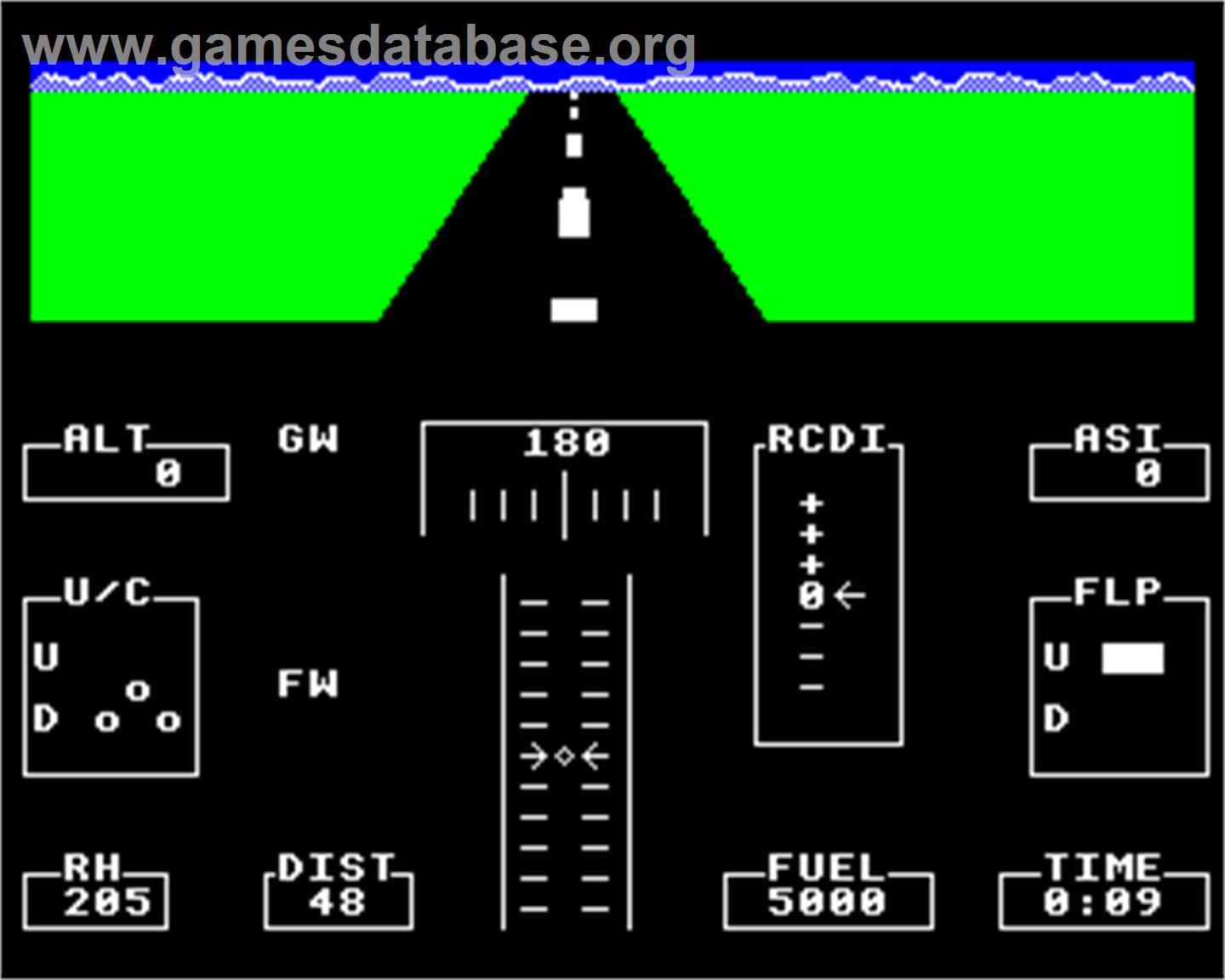 Flight Path 737 - Acorn Electron - Artwork - In Game