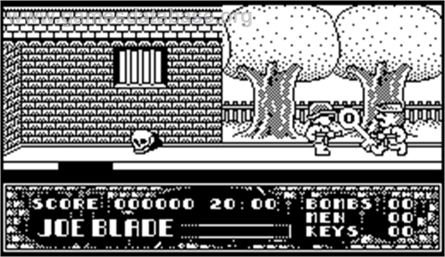 Joe Blade - Acorn Electron - Artwork - In Game