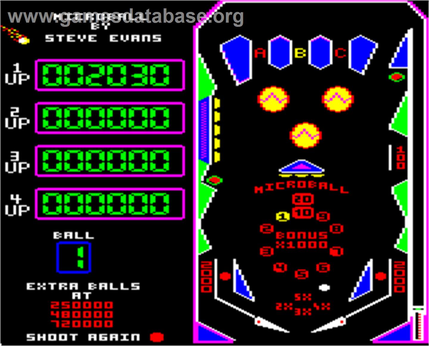 Microball - Acorn Electron - Artwork - In Game