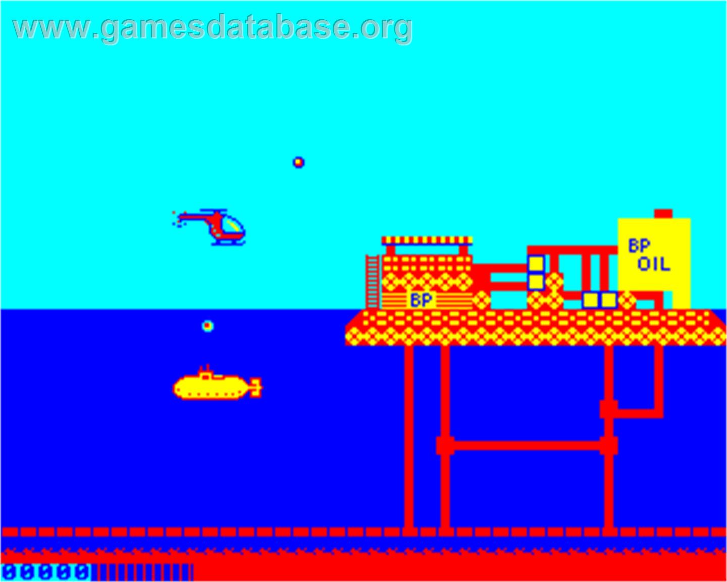 Rig Attack - Acorn Electron - Artwork - In Game