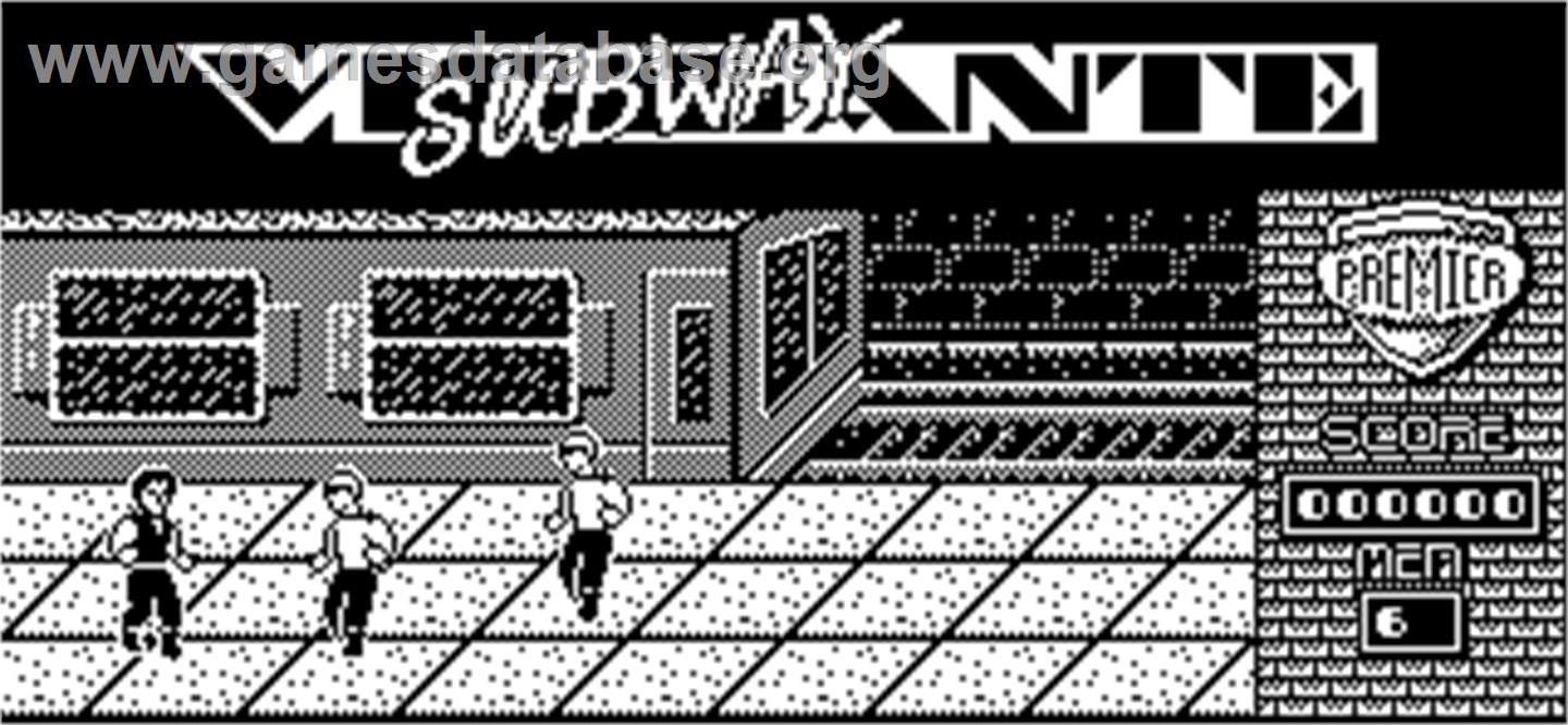 Subway Vigilante - Acorn Electron - Artwork - In Game