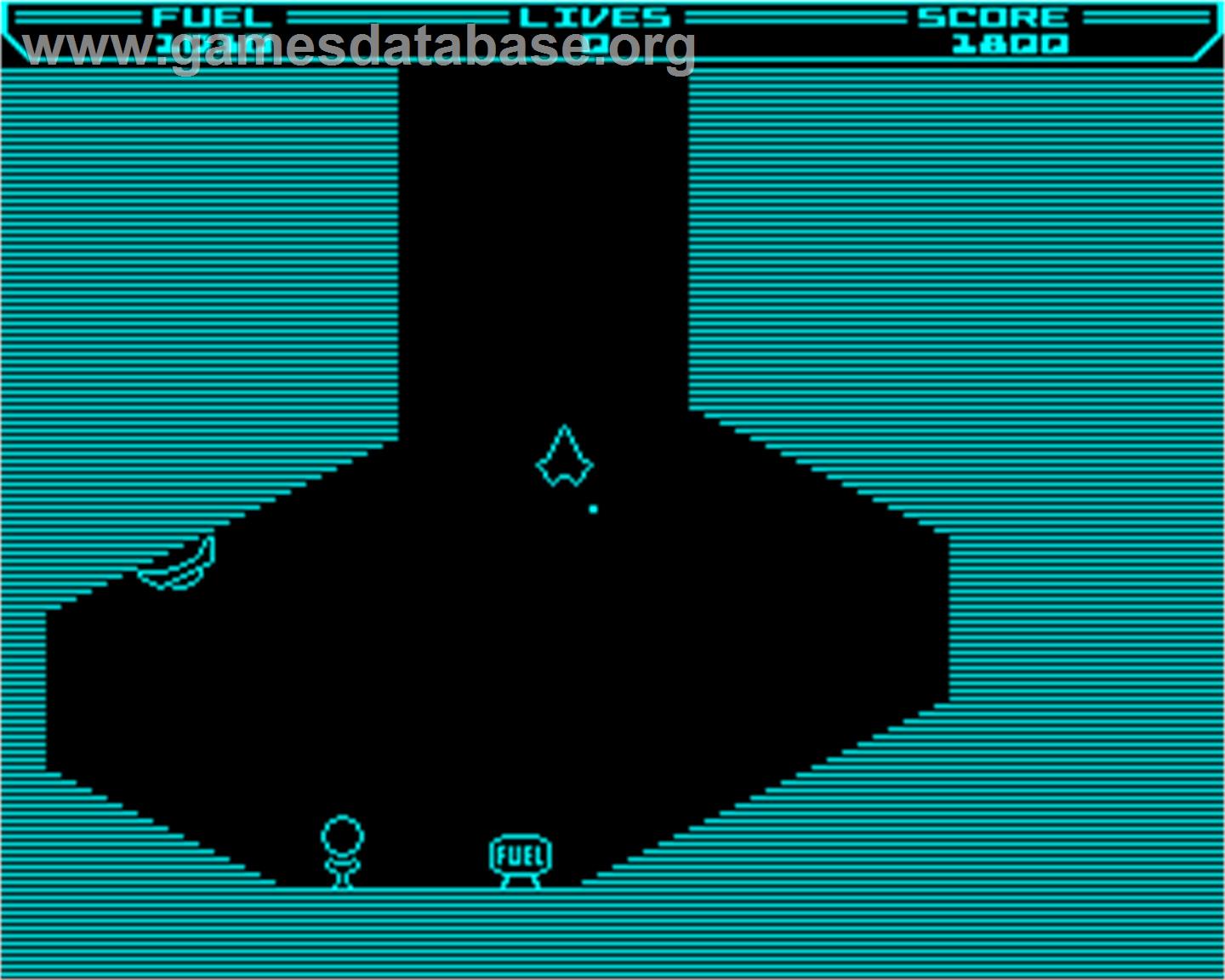Thrust - Acorn Electron - Artwork - In Game
