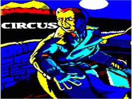 Title screen of Circus (Mysterious Adventures) on the Acorn Electron.