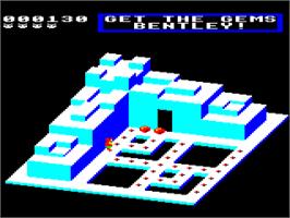 Title screen of Crystal Castles on the Acorn Electron.