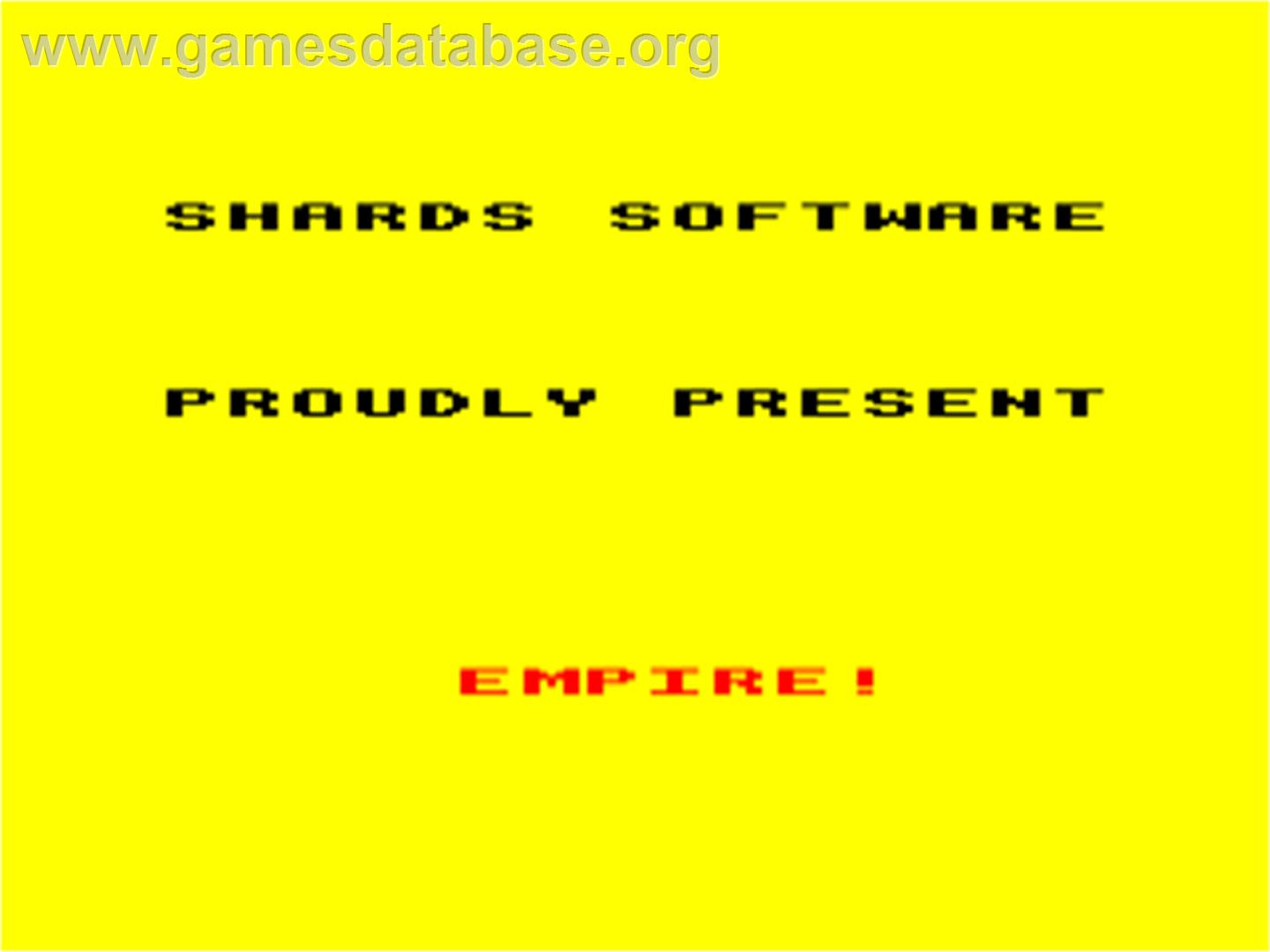 Empire - Acorn Electron - Artwork - Title Screen