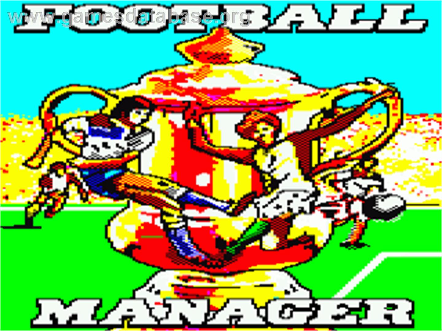 Football Manager - Acorn Electron - Artwork - Title Screen