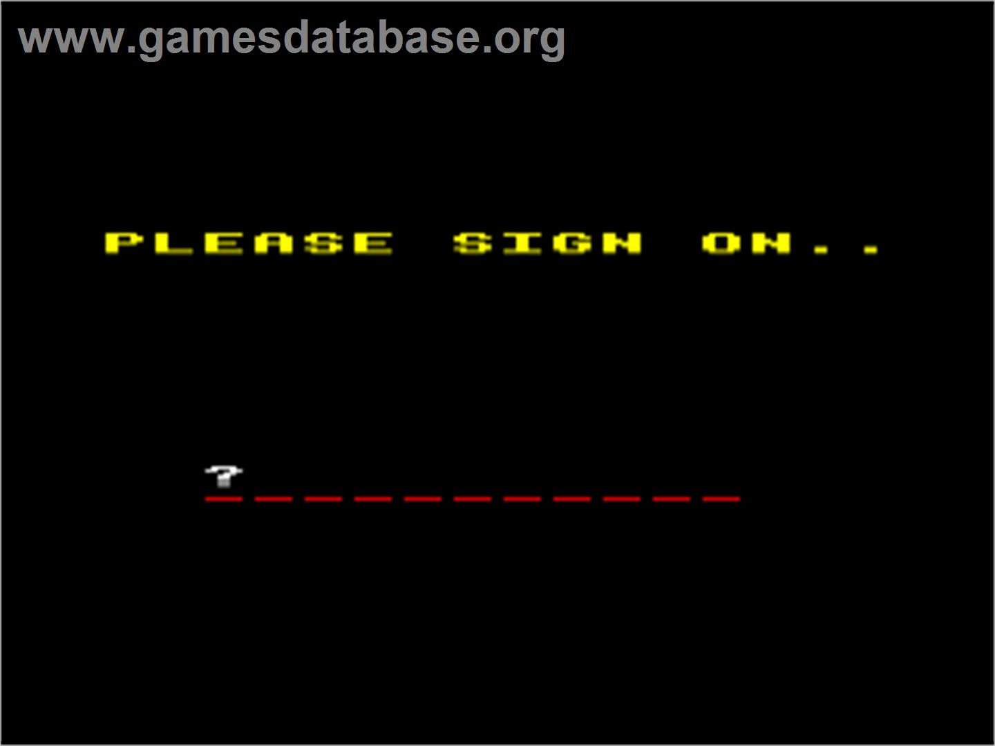 League Challenge - Acorn Electron - Artwork - Title Screen