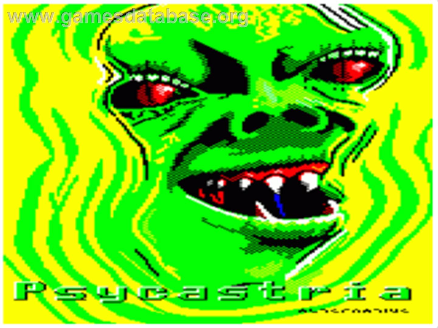 Psycastria - Acorn Electron - Artwork - Title Screen