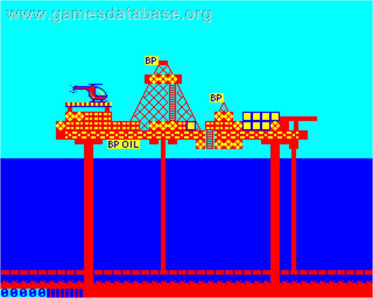 Rig Attack - Acorn Electron - Artwork - Title Screen