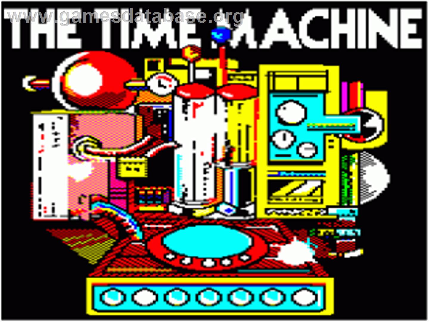 Time Machine, The - Acorn Electron - Artwork - Title Screen