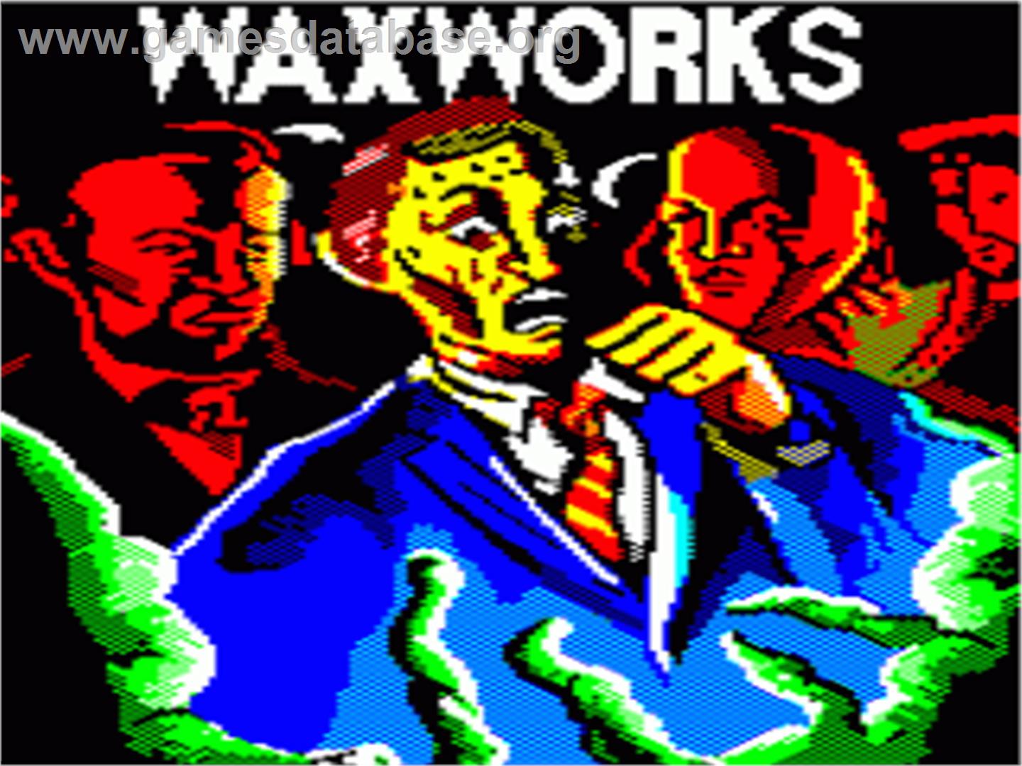 Waxworks - Acorn Electron - Artwork - Title Screen