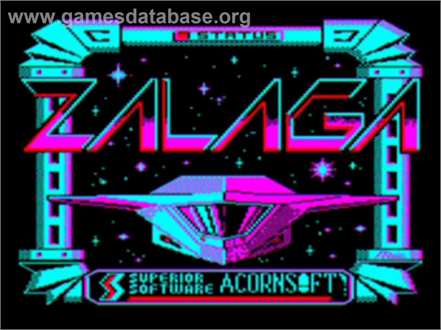 Zalaga - Acorn Electron - Artwork - Title Screen