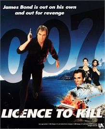 Box cover for 007: Licence to Kill on the Amstrad CPC.