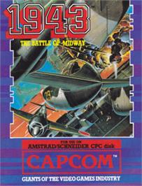 Box cover for 1943: The Battle of Midway on the Amstrad CPC.