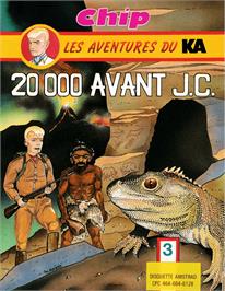 Box cover for 20 000 Avant J.c. on the Amstrad CPC.