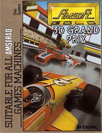 Box cover for 3D Grand Prix on the Amstrad CPC.