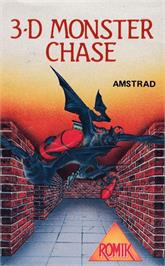 Box cover for 3D Monster Chase on the Amstrad CPC.
