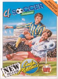 Box cover for 4 Soccer Simulators on the Amstrad CPC.