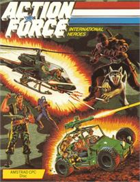 Box cover for Action Force on the Amstrad CPC.