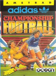 Box cover for Adidas Championship Football on the Amstrad CPC.