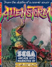 Box cover for Alien Storm on the Amstrad CPC.