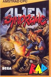 Box cover for Alien Syndrome on the Amstrad CPC.