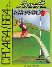 Box cover for Amsgolf on the Amstrad CPC.