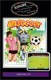 Box cover for Amsoccer on the Amstrad CPC.