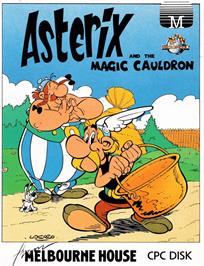 Box cover for Asterix and the Magic Cauldron on the Amstrad CPC.