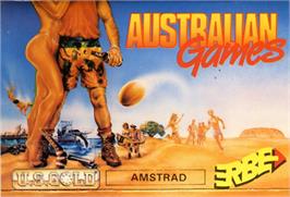 Box cover for Australian Games on the Amstrad CPC.
