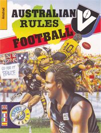 Box cover for Australian Rules Football on the Amstrad CPC.