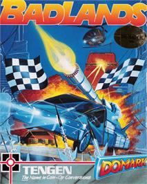 Box cover for Badlands on the Amstrad CPC.