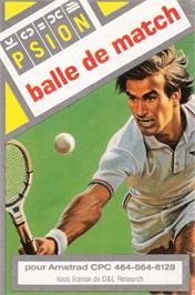 Box cover for Balle De Match on the Amstrad CPC.