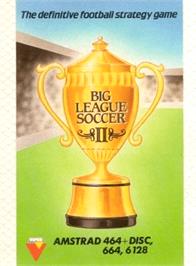 Box cover for Big League Soccer 2 on the Amstrad CPC.