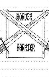Box cover for Border Harrier on the Amstrad CPC.