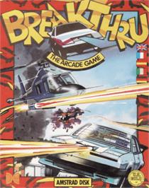 Box cover for BreakThru on the Amstrad CPC.