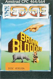 Box cover for Brian Bloodaxe on the Amstrad CPC.