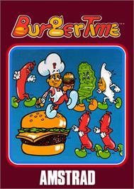 Box cover for Burger Time on the Amstrad CPC.