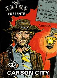 Box cover for Carson City on the Amstrad CPC.