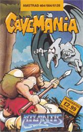 Box cover for Cavemania on the Amstrad CPC.