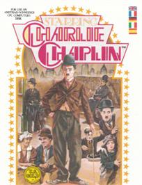 Box cover for Charlie Chaplin on the Amstrad CPC.