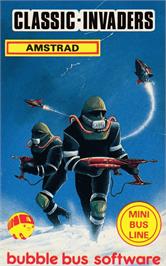 Box cover for Classic Invaders on the Amstrad CPC.
