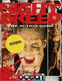 Box cover for Clive Barker's Nightbreed:  The Action Game on the Amstrad CPC.