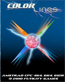 Box cover for Color Lines on the Amstrad CPC.