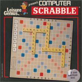 Box cover for Computer Scrabble Deluxe on the Amstrad CPC.