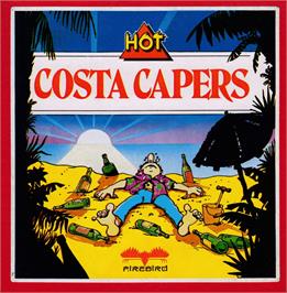 Box cover for Costa Capers on the Amstrad CPC.