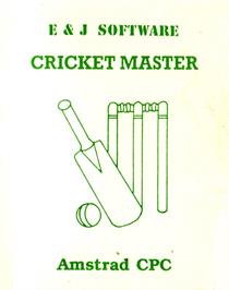 Box cover for Cricket Master on the Amstrad CPC.