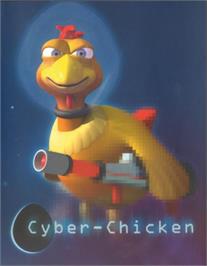 Box cover for Cyber-Chicken on the Amstrad CPC.