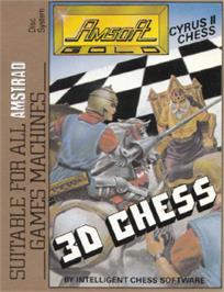 Box cover for Cyrus 2 Chess - 3D Chess on the Amstrad CPC.